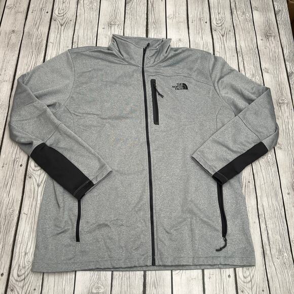 The North Face Other - The North Face Mens Canyonlands Full-Zip Fleece Heather Gray Sweatshirt Size 2XL